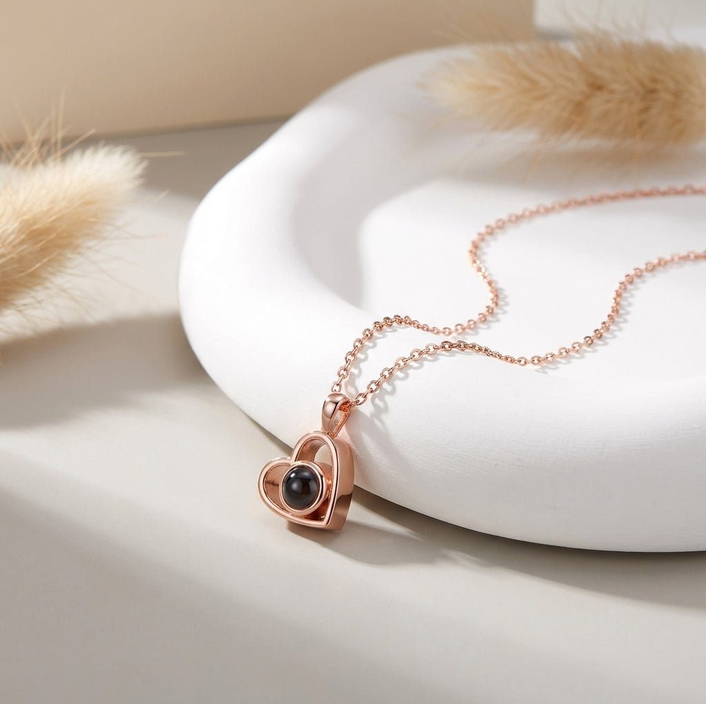 Custom Photo Projection Necklace | The Perfect Meaningful Gift