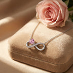 Infinity Birthstone Necklace | Luxury Gift Box