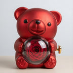 Rose Bear Necklace Gift Set