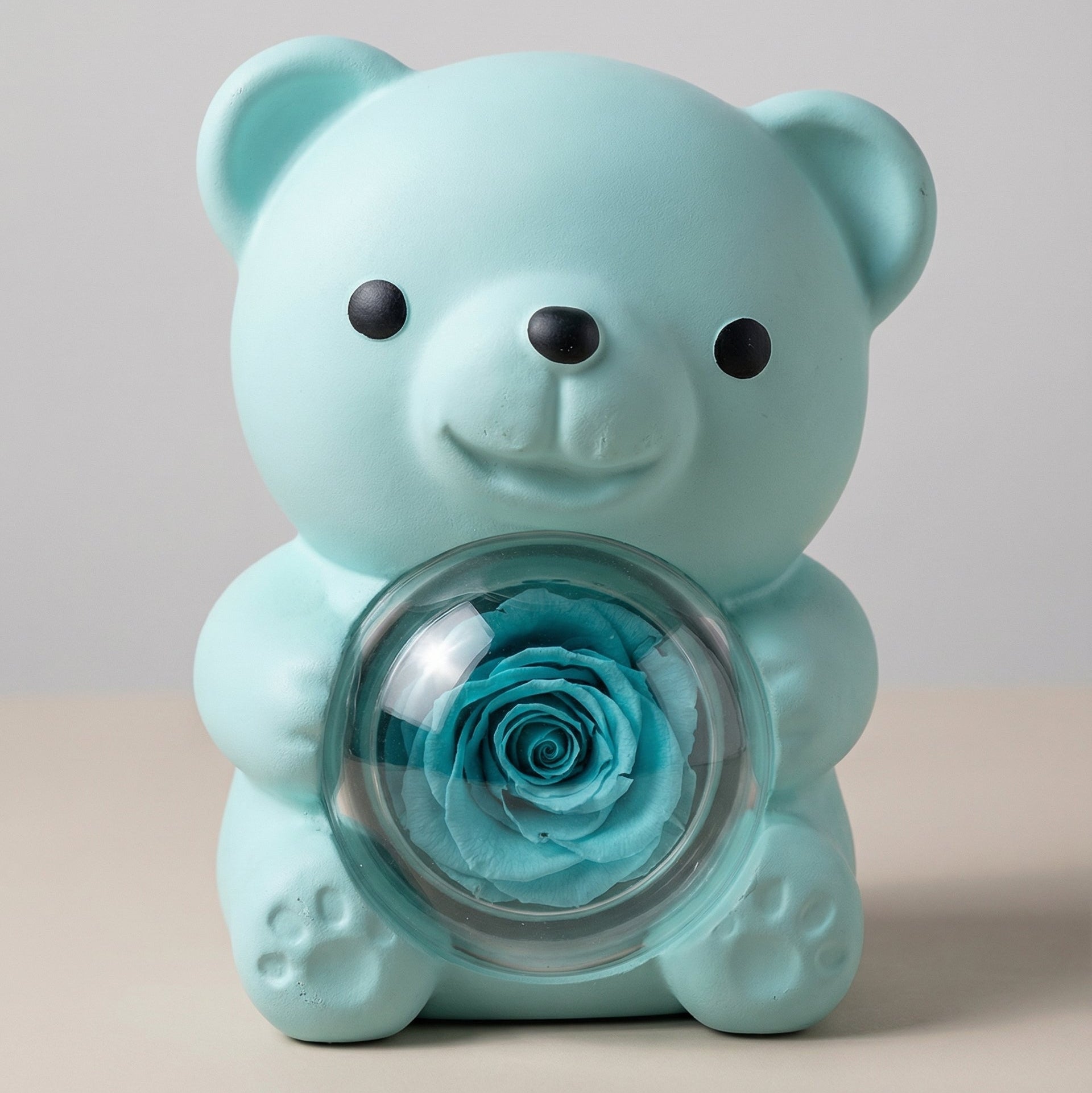 Rose Bear Necklace Gift Set