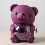 Rose Bear Necklace Gift Set