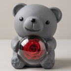 Rose Bear Necklace Gift Set