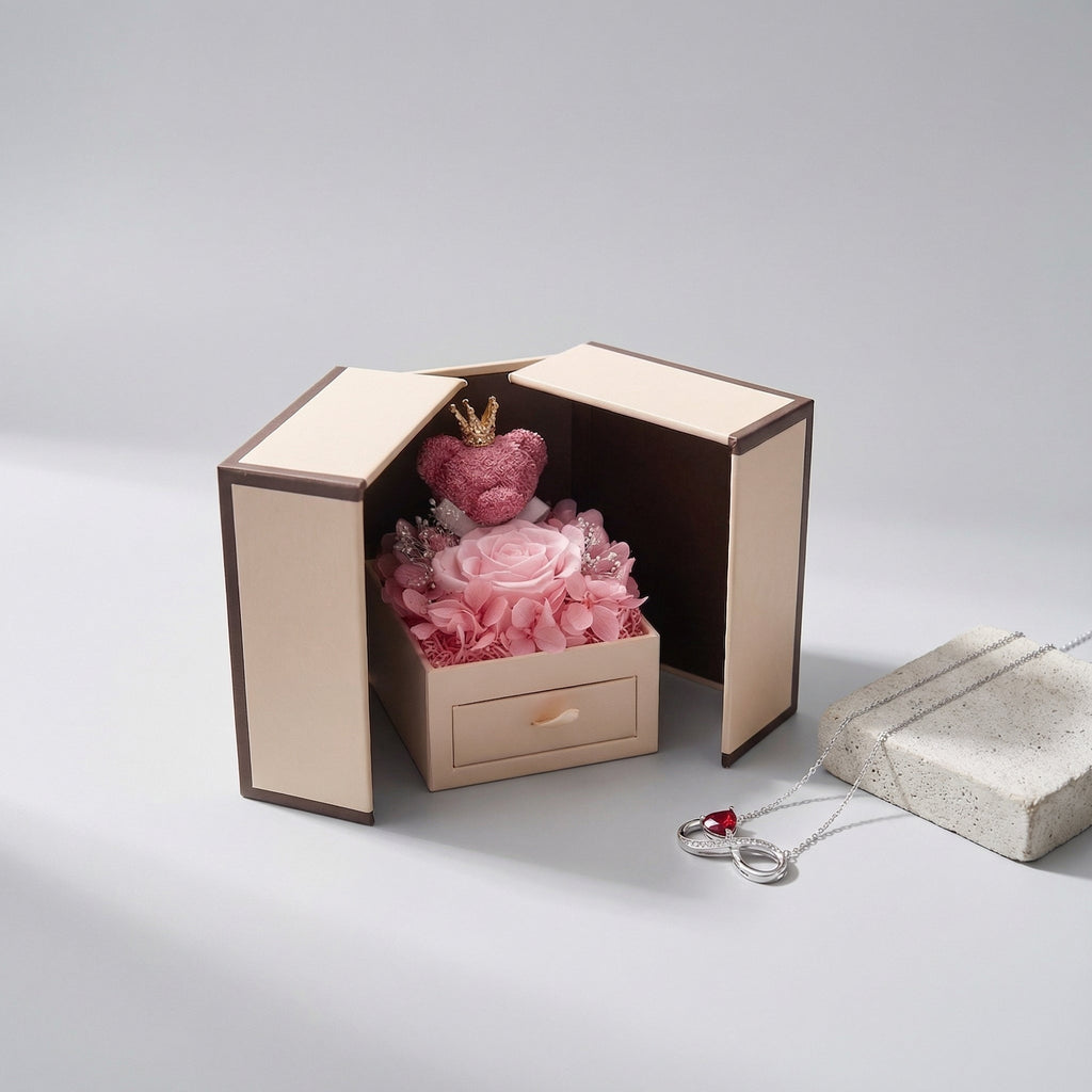 Infinity Birthstone Necklace | Luxury Gift Box