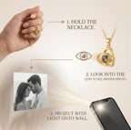 Custom Photo Projection Necklace | The Perfect Meaningful Gift