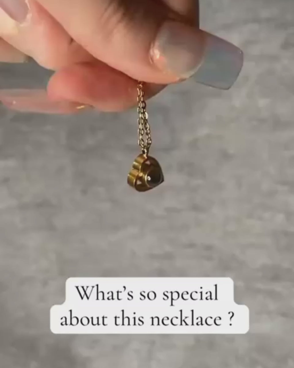 Custom Photo Projection Necklace | The Perfect Meaningful Gift